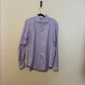 Robert‎ Graham Purple Button Down Shirt Size Large